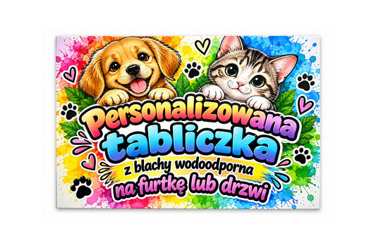 PERSONALIZOWANA TABLICZKA